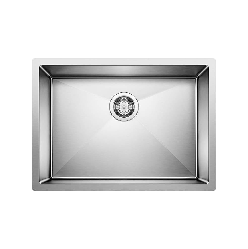 Blanco - Precision R10 25'' Single Bowl Undermount Stainless Steel Kitchen Sink - Satin Polish
