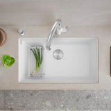 Precis SILGRANIT 32'' Super Single Undermount Kitchen Sink - Cafe