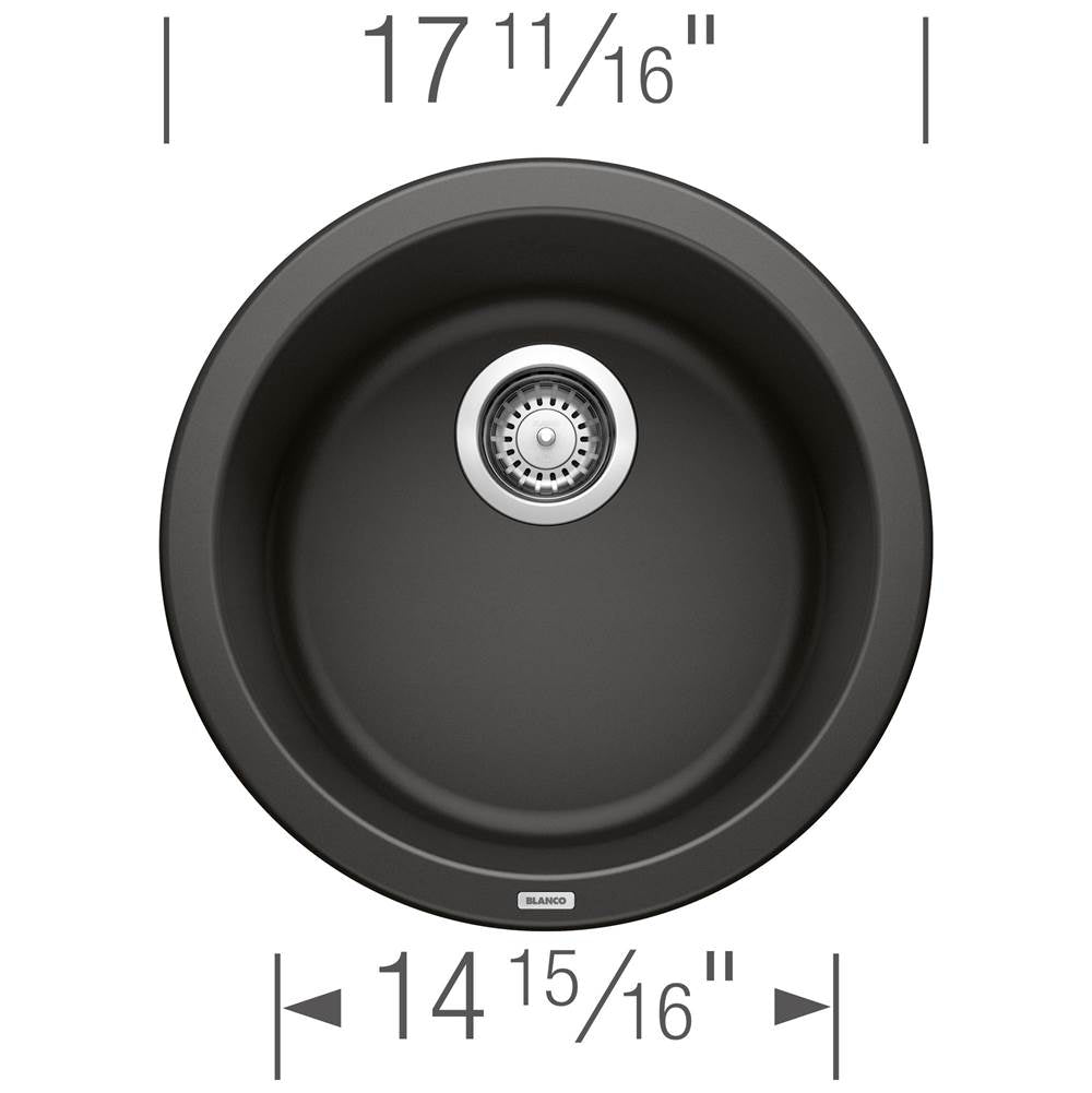 Rondo SILGRANIT 18'' Dual Mount Bar Sink - White