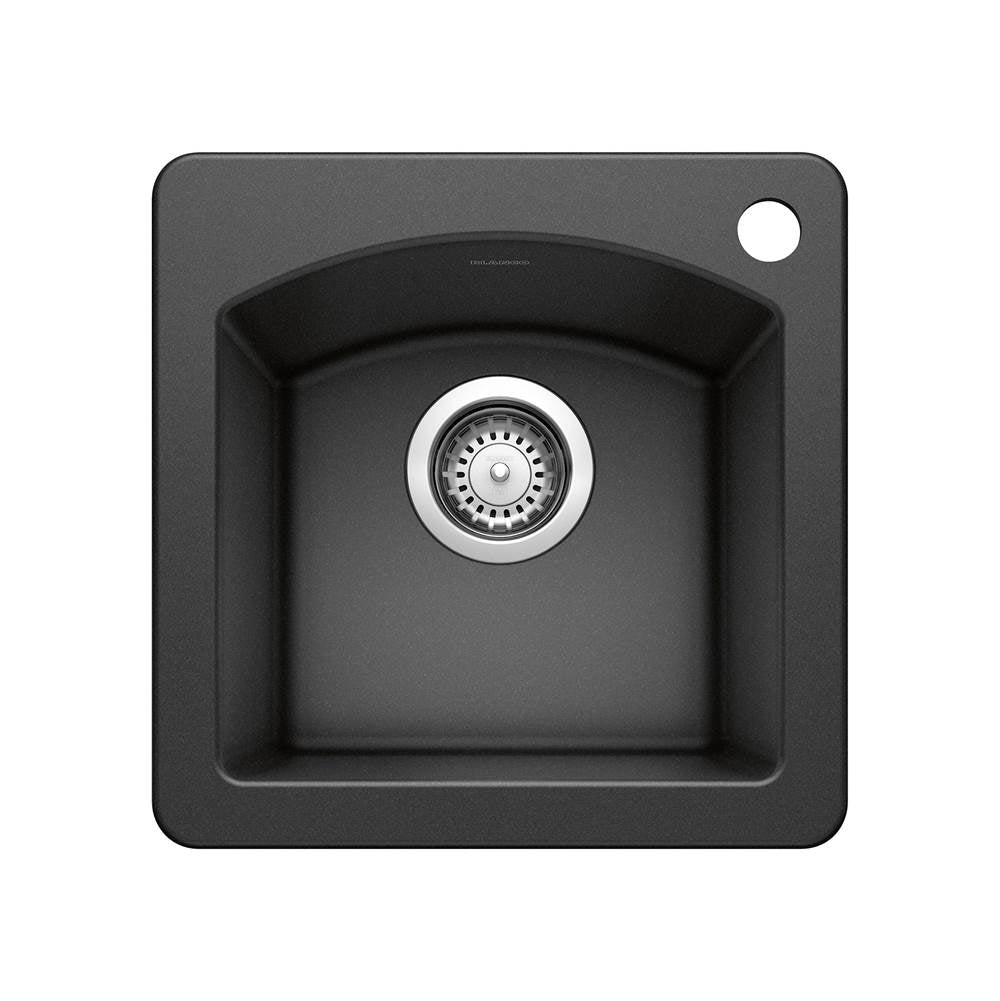 Blanco - Diamond SILGRANIT 15'' Dual Mount Bar Sink - Anthracite - Anthracite