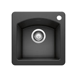 Blanco - Diamond SILGRANIT 15'' Dual Mount Bar Sink - Anthracite - Anthracite