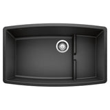 Blanco - Performa Cascade SILGRANIT 32'' Single Bowl Undermount Kitchen Sink with Colander - Anthracite - Anthracite