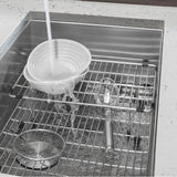 Stainless Steel Elevated Sink Grid for Quatrus Ergon, Cerana 33'' and Cuvee 32'' Super Single Sinks