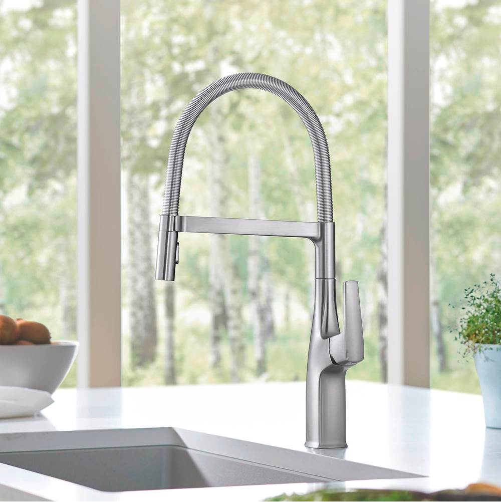 Rivana Semi-Pro Pull-Down Dual-Spray Kitchen Faucet - Chrome