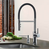 Catris Flexo Semi-Pro Pull-Down Dual-Spray Kitchen Faucet - Chrome