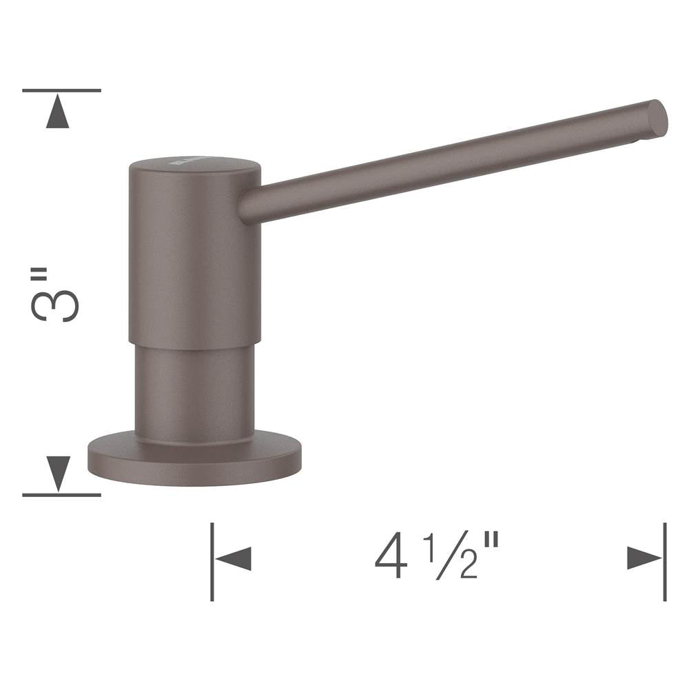 Torre Soap Dispenser - Volcano Gray