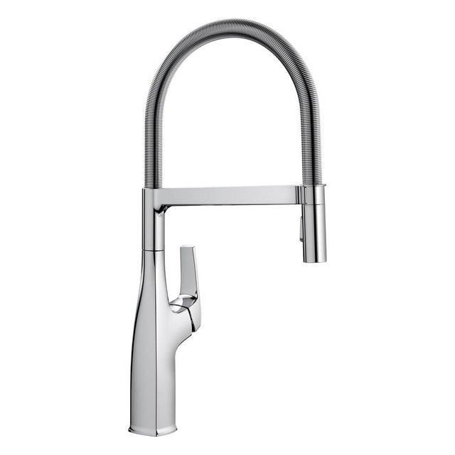Blanco - Rivana Semi-Pro Pull-Down Dual-Spray Kitchen Faucet - Chrome - Chrome