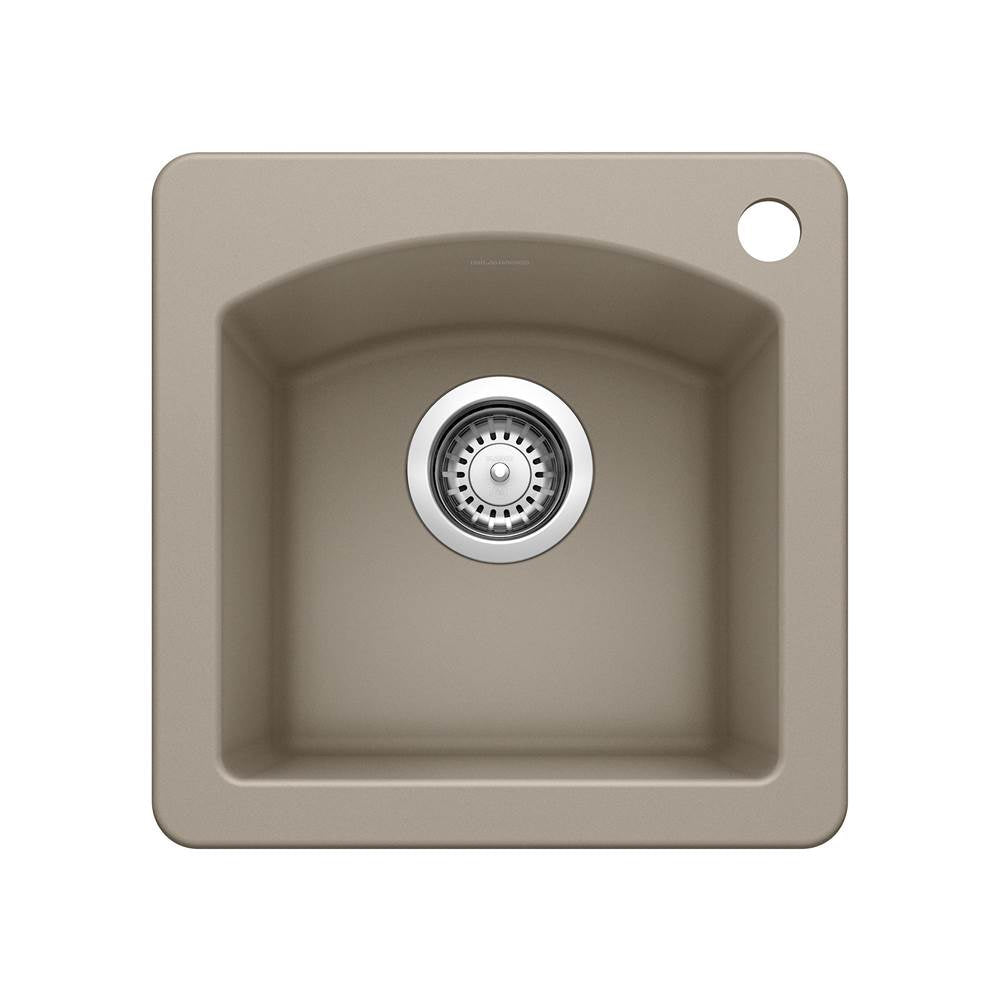 Blanco - Diamond SILGRANIT 15'' Dual Mount Bar Sink - Truffle - Truffle