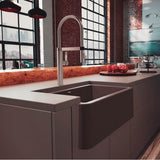 Ikon SILGRANIT 30'' Single Bowl Apron-Front Farmhouse Sink - Anthracite