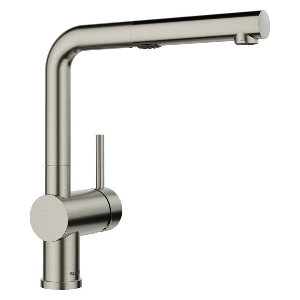 Blanco - Linus Pull-Out 1.5 GPM - Satin Platinum - Satin Platinum