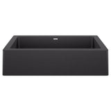 Blanco - Vintera SILGRANIT 30'' Single Bowl Apron-Front Farmhouse Sink - Anthracite - Anthracite