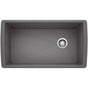 Blanco - Diamond SILGRANIT 33'' Super Single Undermount Kitchen Sink - Cinder - Cinder
