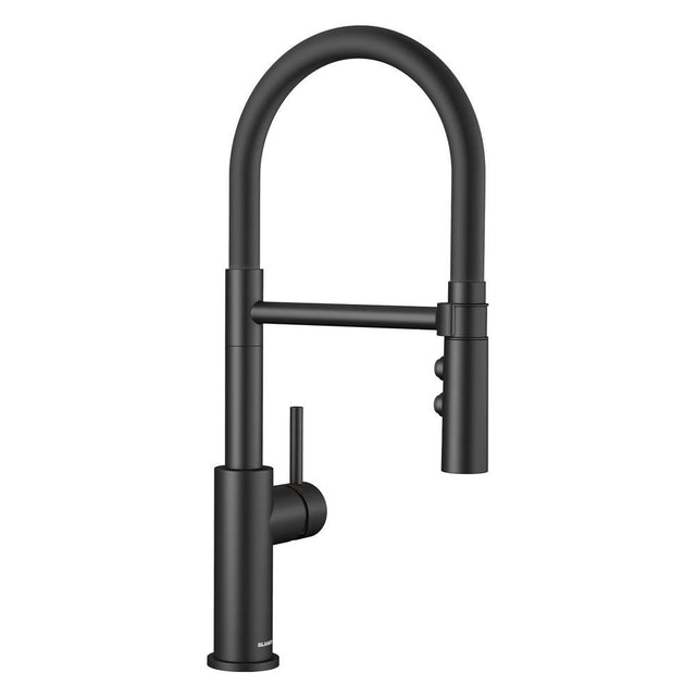 Blanco - Catris Flexo Semi-Pro Pull-Down Dual-Spray Kitchen Faucet - Matte Black - Matte Black