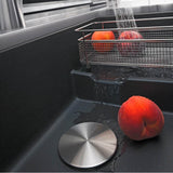 Precis Cascade SILGRANIT 29'' Single Bowl Undermount Kitchen Sink with Colander - Coal Black