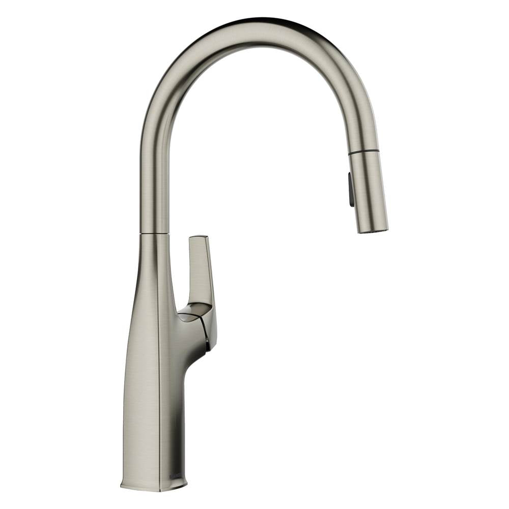 Blanco - Rivana Pull-Down 1.5 GPM - Satin Platinum - Satin Platinum