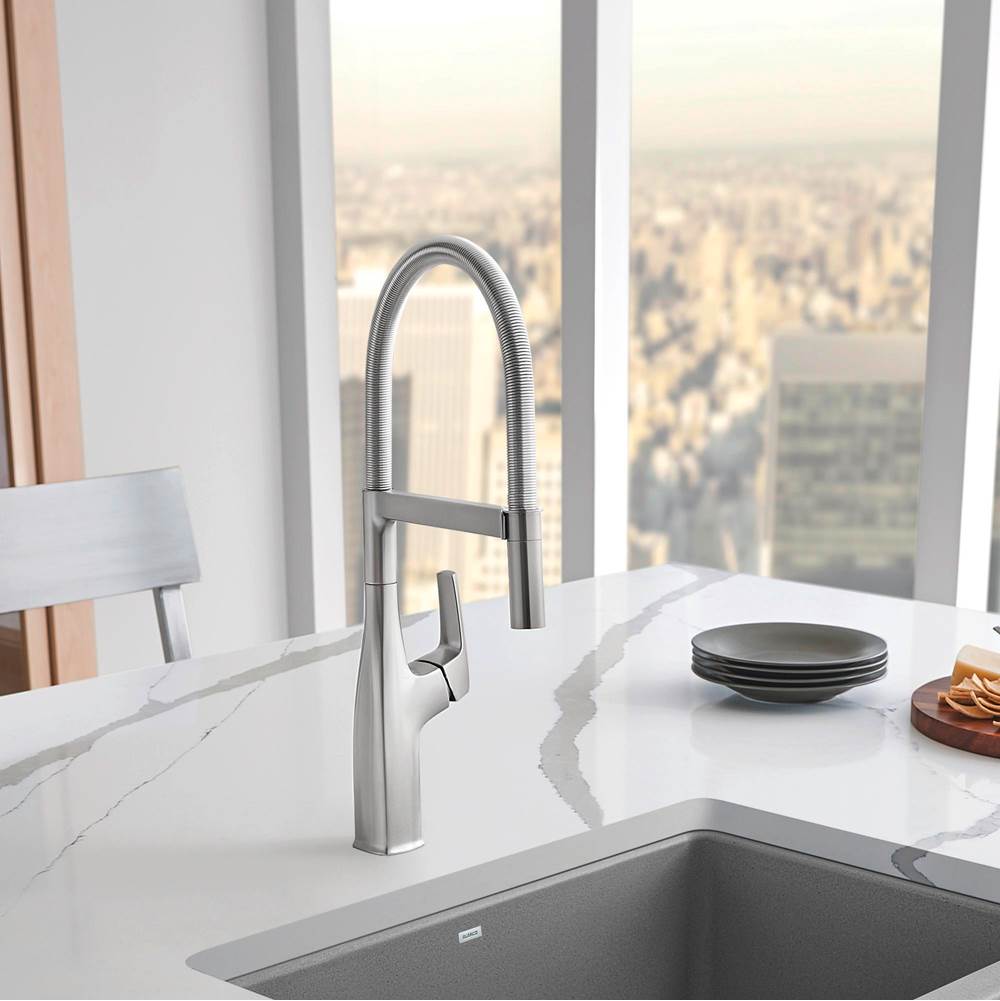 Rivana Semi-Pro Pull-Down Dual-Spray Kitchen Faucet - Chrome