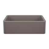 Blanco - Ikon SILGRANIT 33'' Single Bowl Apron-Front Farmhouse Sink - Volcano Gray - Volcano Gray