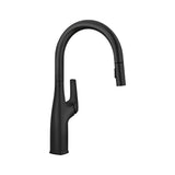 Blanco - Rivana High-Arc Pull-Down Dual-Spray Kitchen Faucet - Matte Black - Matte Black