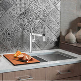 Quatrus R0 33'' 60/40 Double Bowl Undermount Stainless Kitchen Sink
