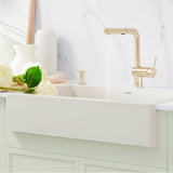 Linus Low Arc Pull-Out Dual-Spray Kitchen Faucet - Chrome