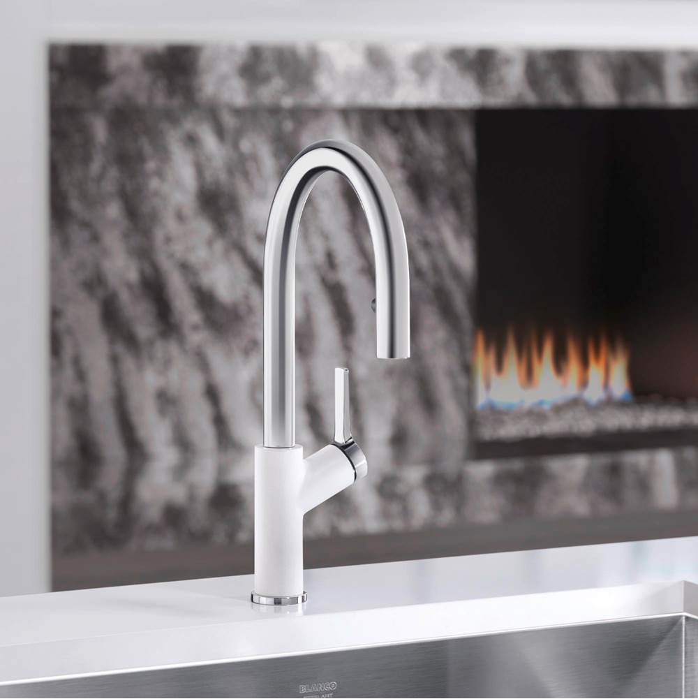 Urbena Pull-Down Dual-Spray Kitchen Faucet - Chrome