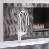 Urbena Pull-Down Dual-Spray Kitchen Faucet - Chrome