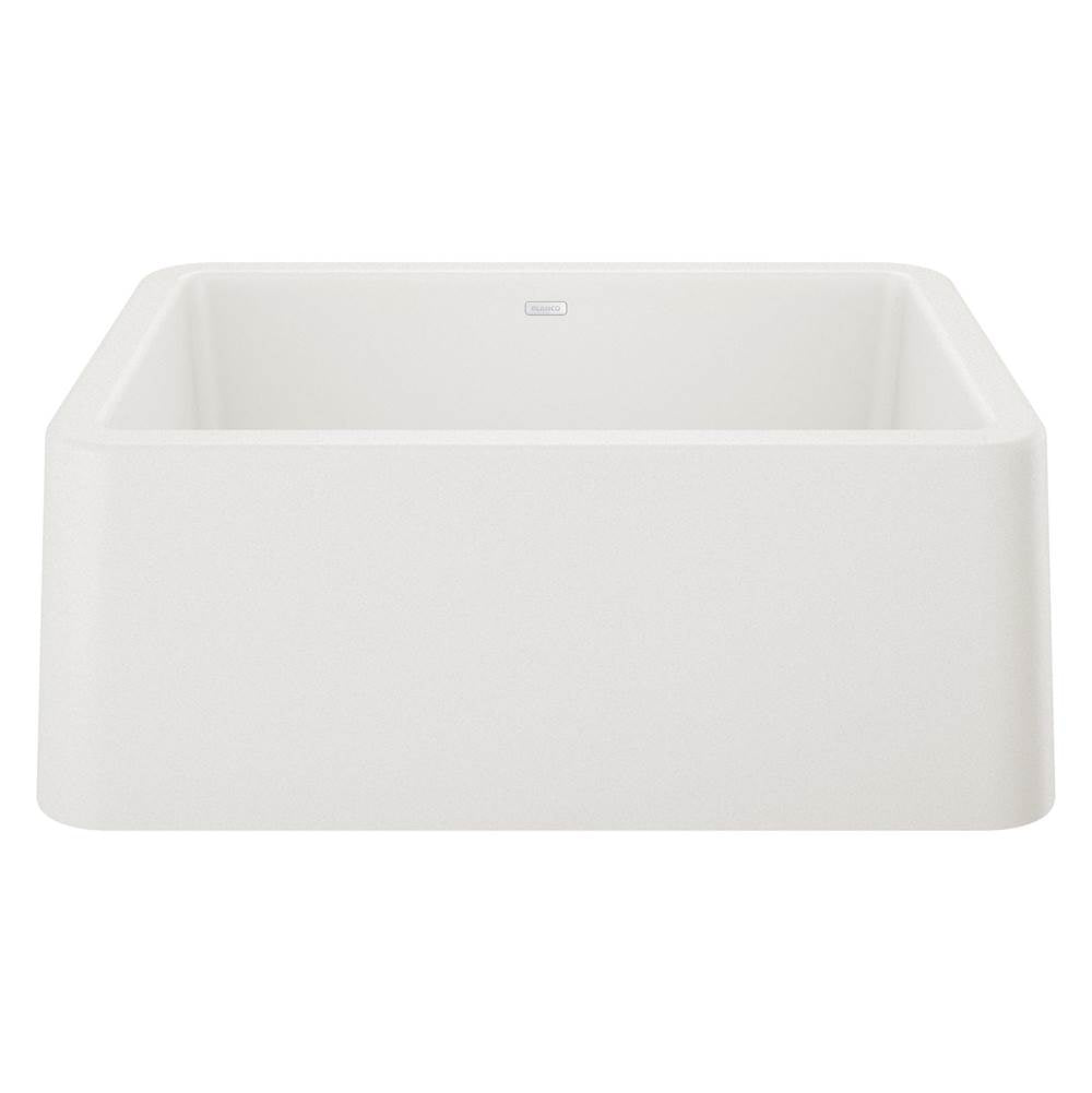 Blanco - Ikon SILGRANIT 27'' Single Bowl Apron-Front Farmhouse Sink - White - White