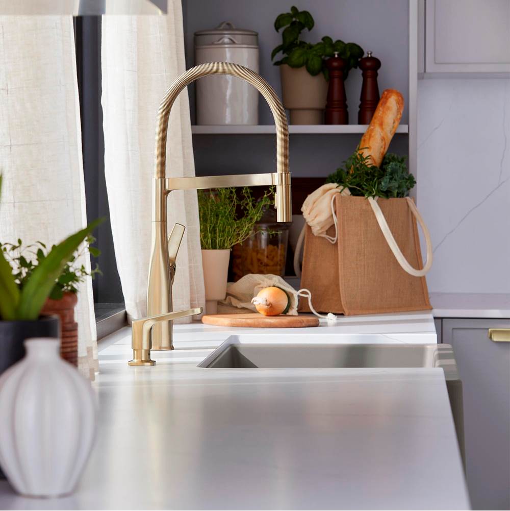 Rivana Semi-Pro Pull-Down Dual-Spray Kitchen Faucet - Chrome