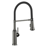 Blanco - Empressa Semi-Pro 1.5 GPM - Satin Dark Steel - Satin Dark Steel
