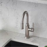 Empressa Pull-Down Bar Faucet - Chrome