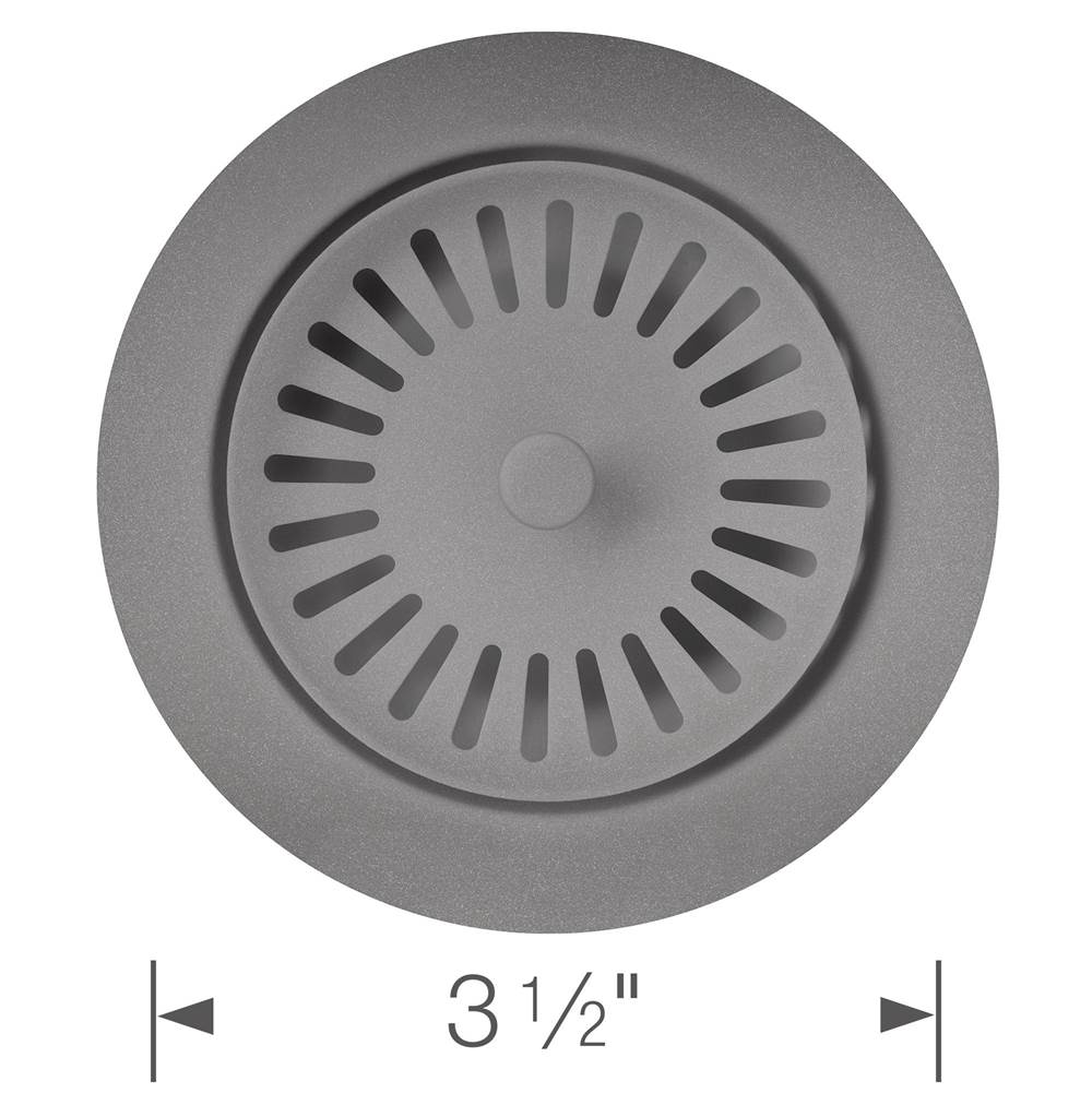 Color-Coordinated Metal Basket Strainer - White