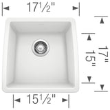 Performa SILGRANIT 17'' Undermount Bar Sink - Cafe