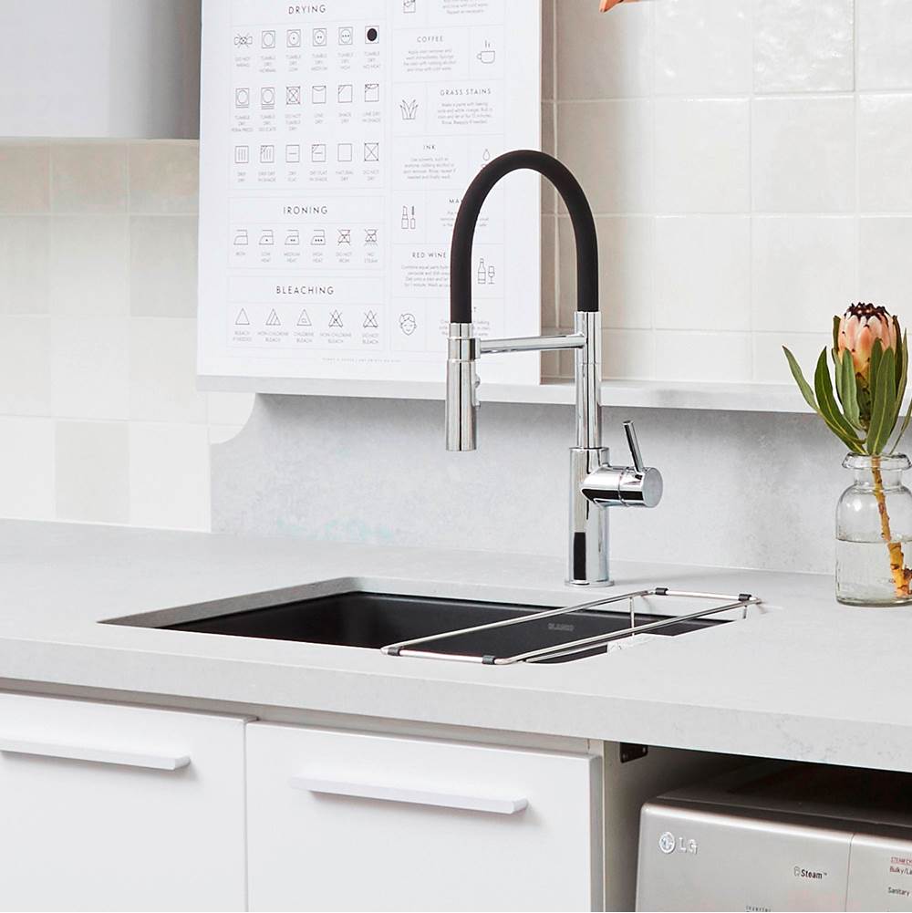 Catris Flexo Semi-Pro Pull-Down Dual-Spray Kitchen Faucet - Chrome