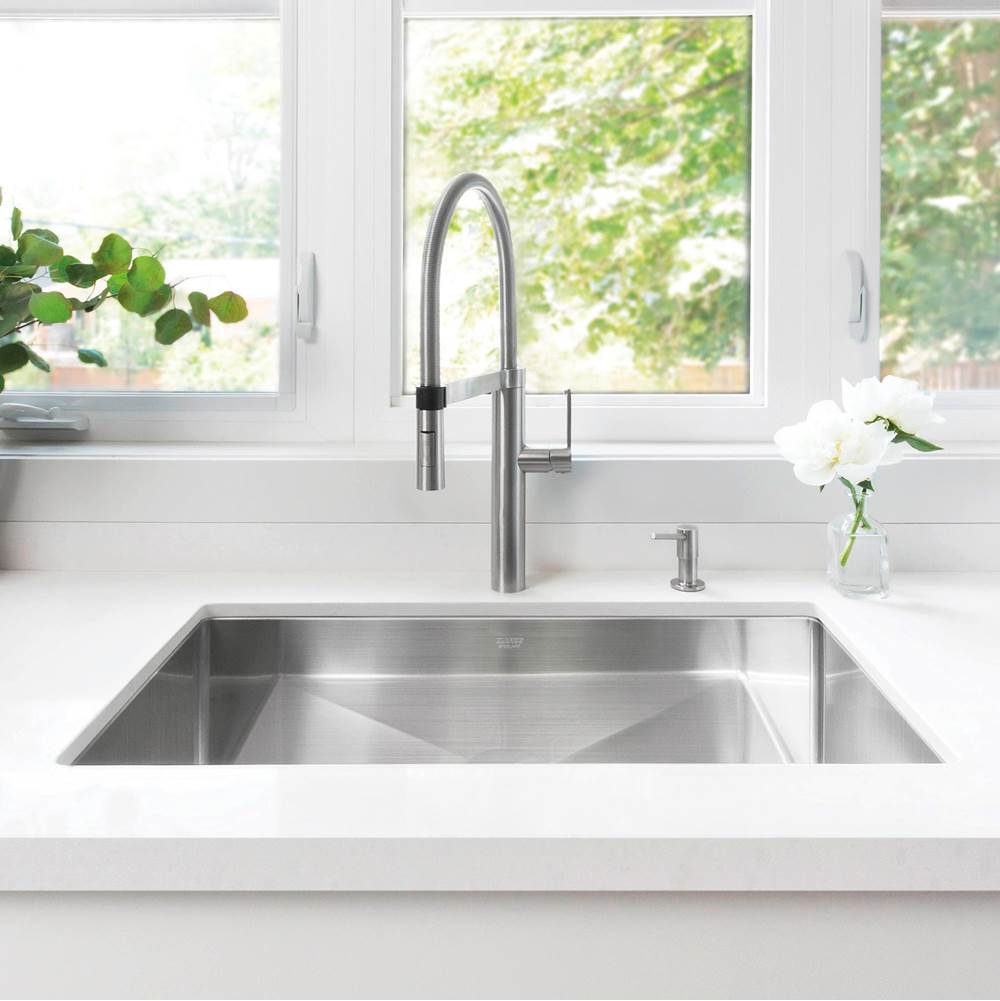 Precision R10 32'' Super Single Bowl Undermount Stainless Steel Kitchen Sink