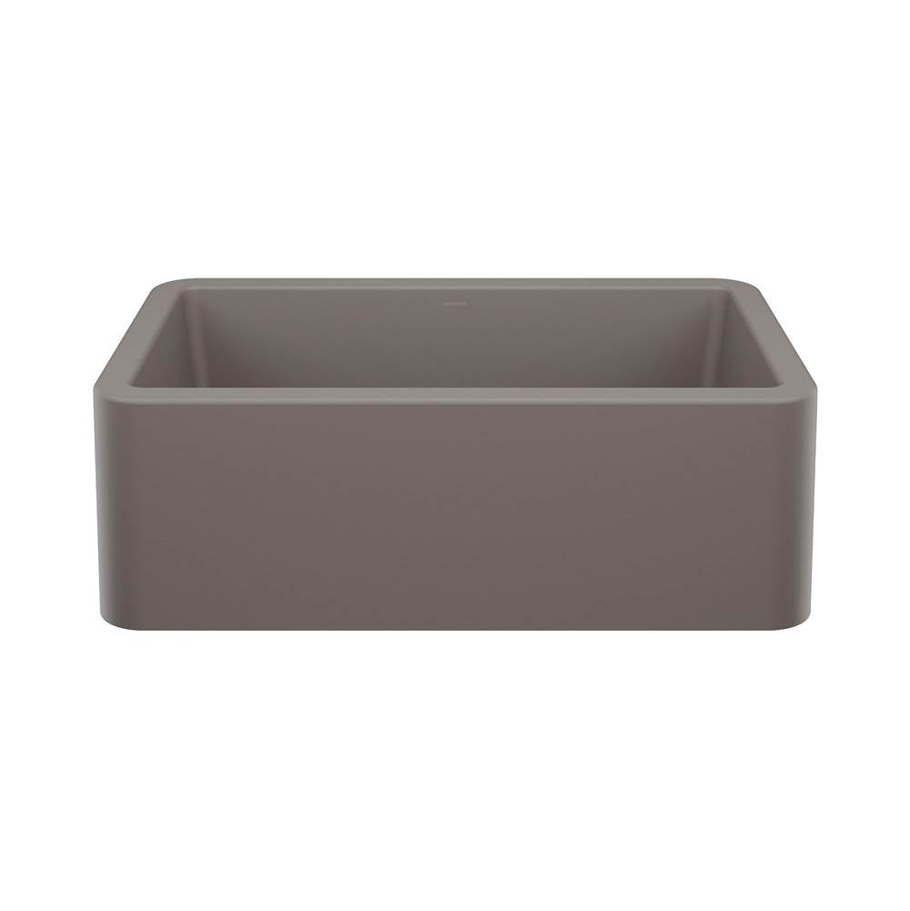 Blanco - Ikon SILGRANIT 30'' Single Bowl Apron-Front Farmhouse Sink - Volcano Gray - Volcano Gray