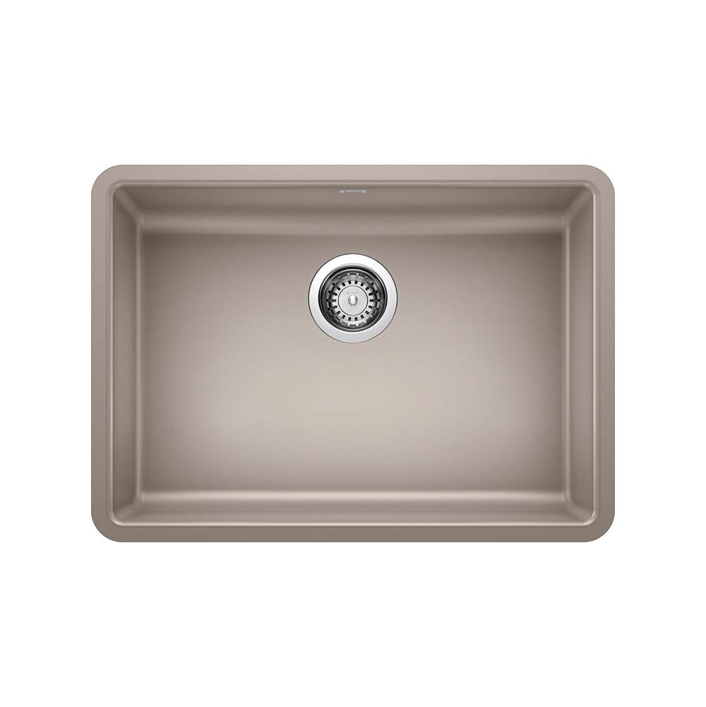 Blanco - Precis SILGRANIT 25'' ADA Single Bowl Undermount Kitchen Sink - Truffle - Truffle