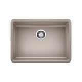 Blanco - Precis SILGRANIT 25'' ADA Single Bowl Undermount Kitchen Sink - Truffle - Truffle