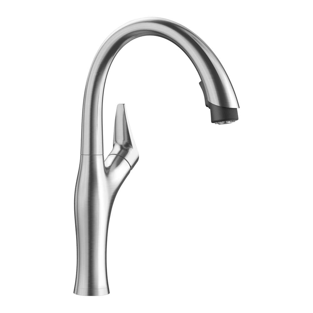 Blanco - Artona Pull-Down Dual-Spray Kitchen Faucet - PVD Steel - PVD Steel