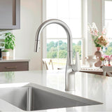 Rivana High-Arc Pull-Down Dual-Spray Kitchen Faucet - Chrome