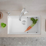 Precis SILGRANIT 32'' Super Single Undermount Kitchen Sink - Cafe