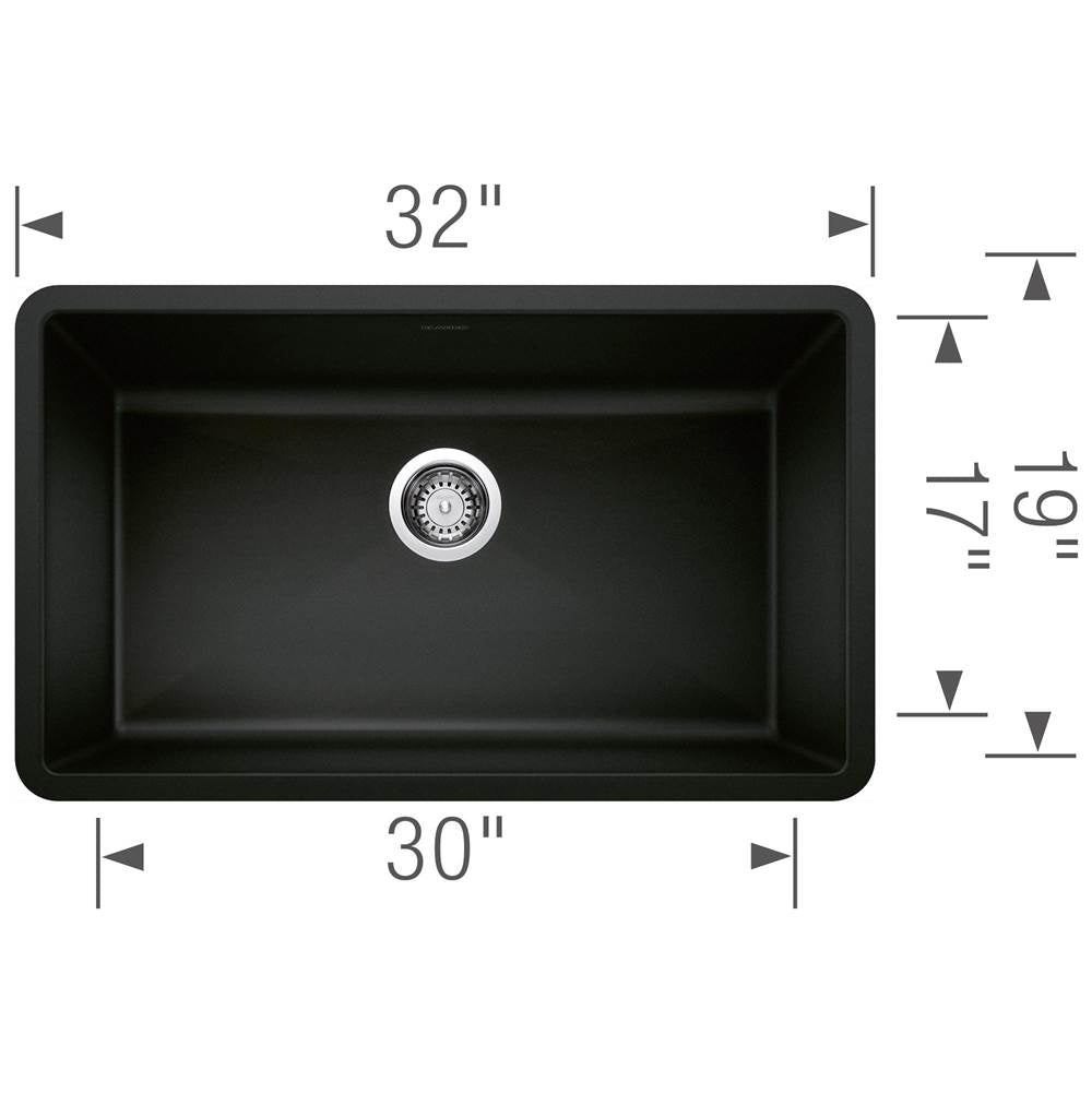 Precis SILGRANIT 32'' Super Single Undermount Kitchen Sink - Cafe