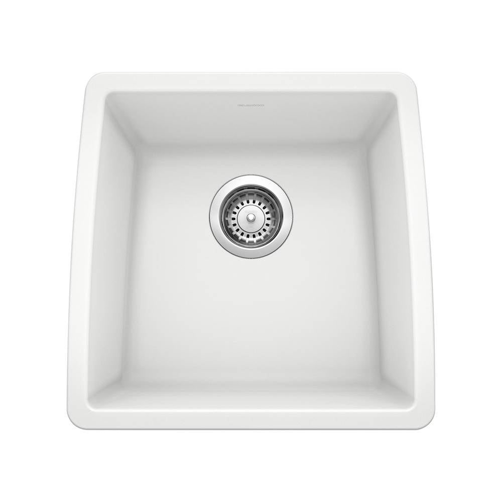 Blanco - Performa SILGRANIT 17'' Undermount Bar Sink - White - White