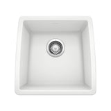 Blanco - Performa SILGRANIT 17'' Undermount Bar Sink - White - White