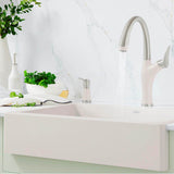 Artona Pull-Down Dual-Spray Kitchen Faucet - PVD Steel/Volcano Gray