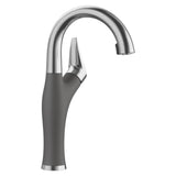 Blanco - Artona Pull-Down Dual-Spray Bar Faucet - PVD Steel/Cinder - Pvd Steel With Cinder