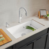 Precis SILGRANIT 32'' Super Single Undermount Kitchen Sink - Cafe