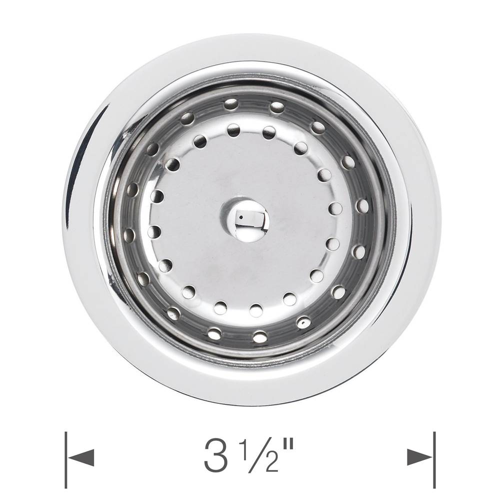 Deluxe Steel Strainer - Chrome