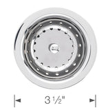 Deluxe Steel Strainer - Chrome