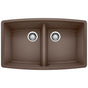 Blanco - Performa SILGRANIT 33'' 50/50 Double Bowl Undermount Kitchen Sink - Cafe - Cafe