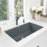 Precis SILGRANIT 32'' Super Single Undermount Kitchen Sink - Cafe